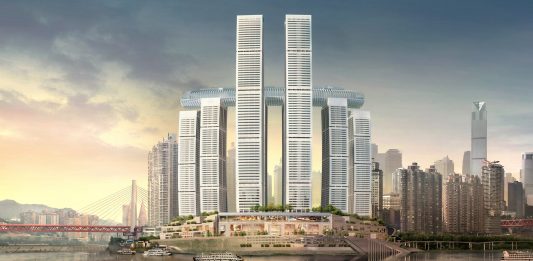 Singapur - poziomy wieżowiec