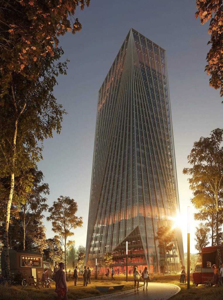 Port Praski - wieżowiec