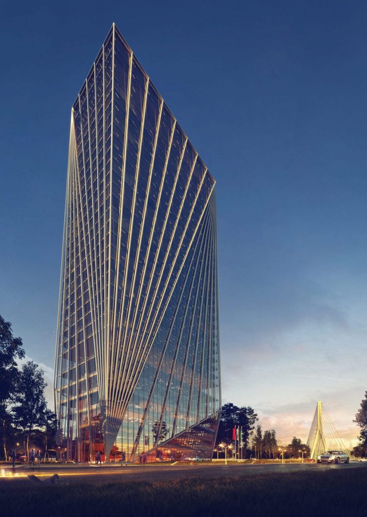 Port Praski - wieżowiec