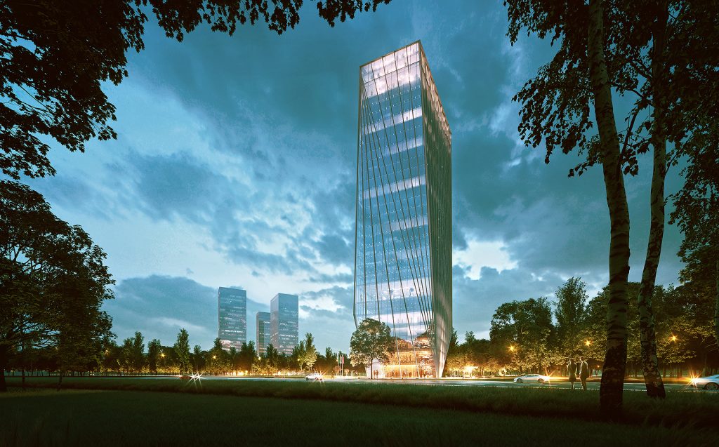 Port Praski - wieżowiec