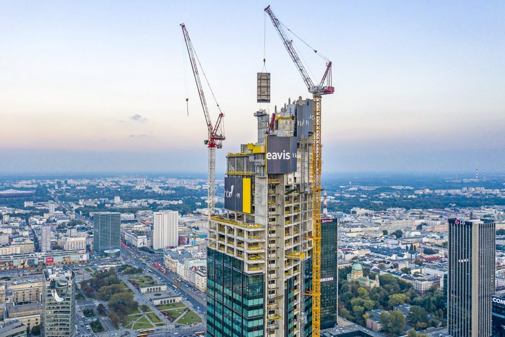 Żurawie nad Varso Tower