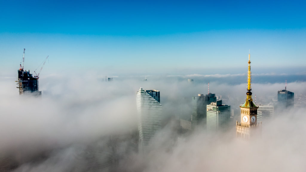 Zdjęcia - Warszawa we mgle