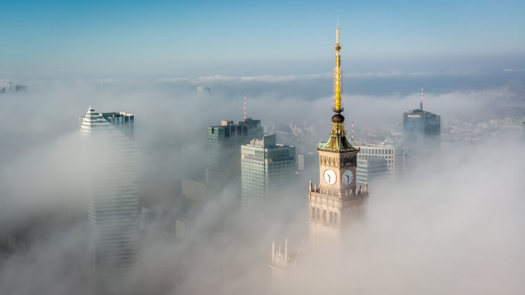 Zdjęcia - Warszawa we mgle