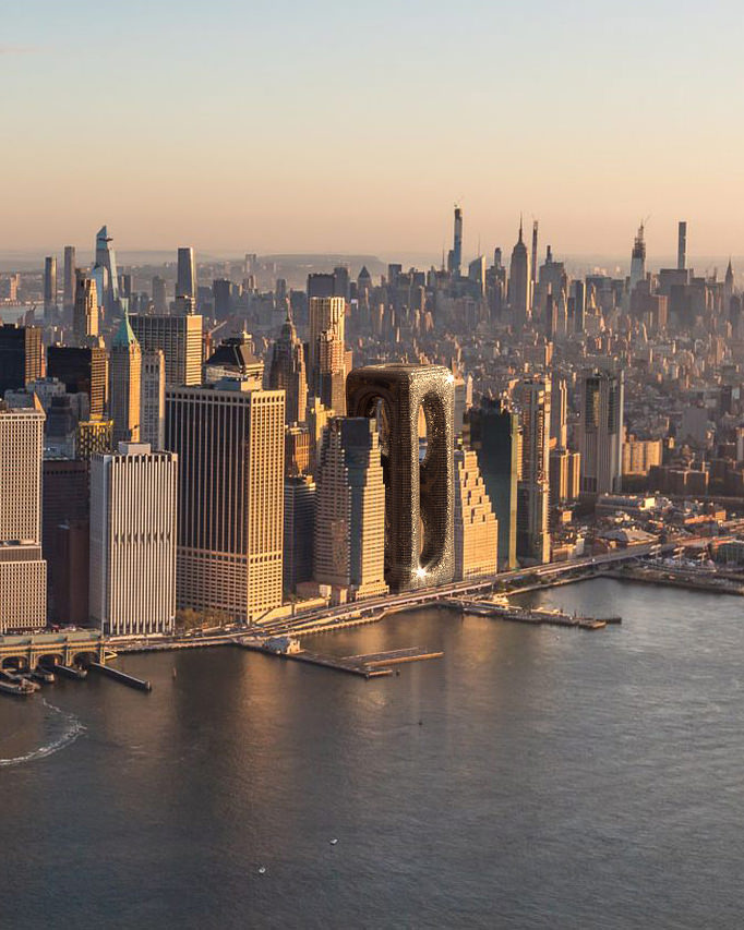 Nowy Jork z wieżowcem Sarcostyle Tower