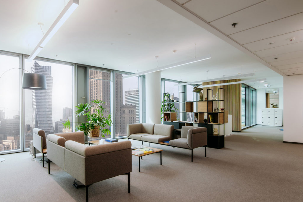 Showroom w wieżowcu