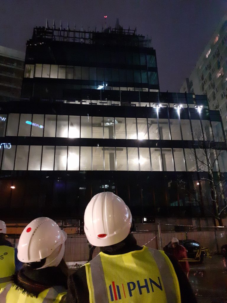 Próba iluminacji nad SkySAWA