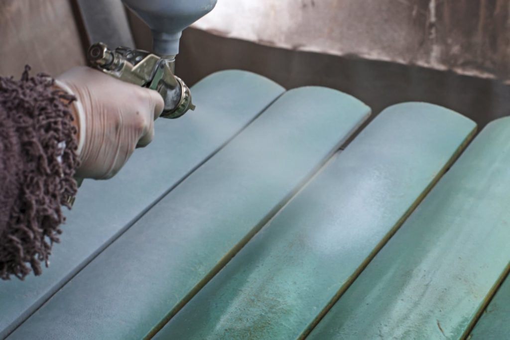 Proces powstawania mozaiki do lobby Varso Tower