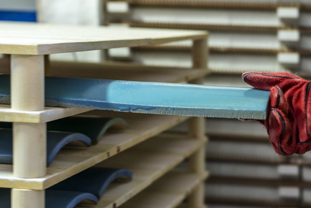 Proces powstawania mozaiki do lobby Varso Tower