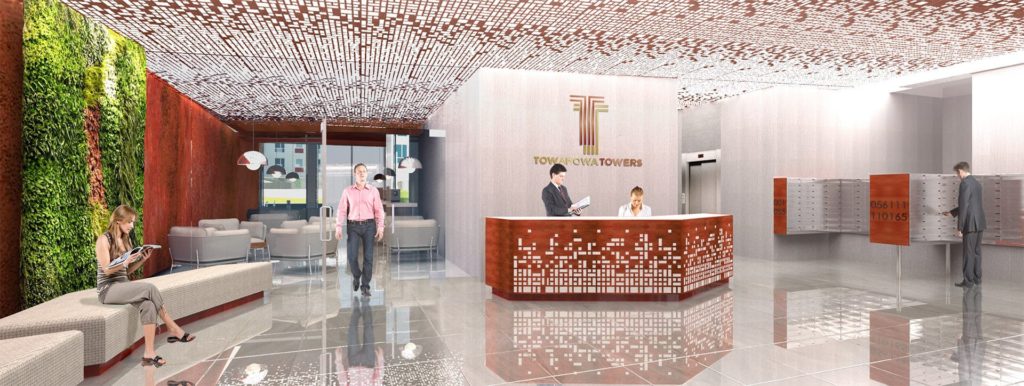 Lobby w Towarowa Towers