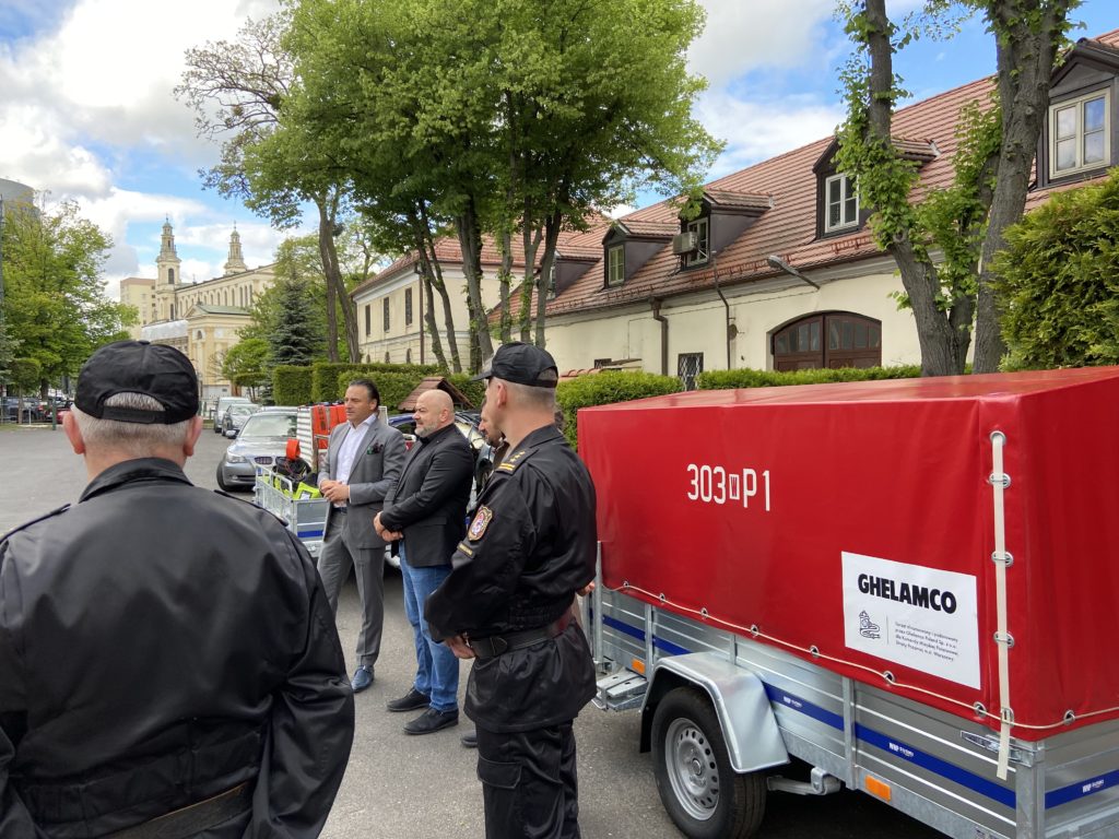 Strażacy z możliwościom gaszenia pożarów w wieżowcach