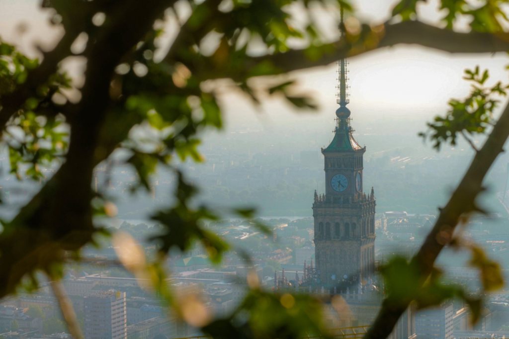 Widok na PKiN z Varso