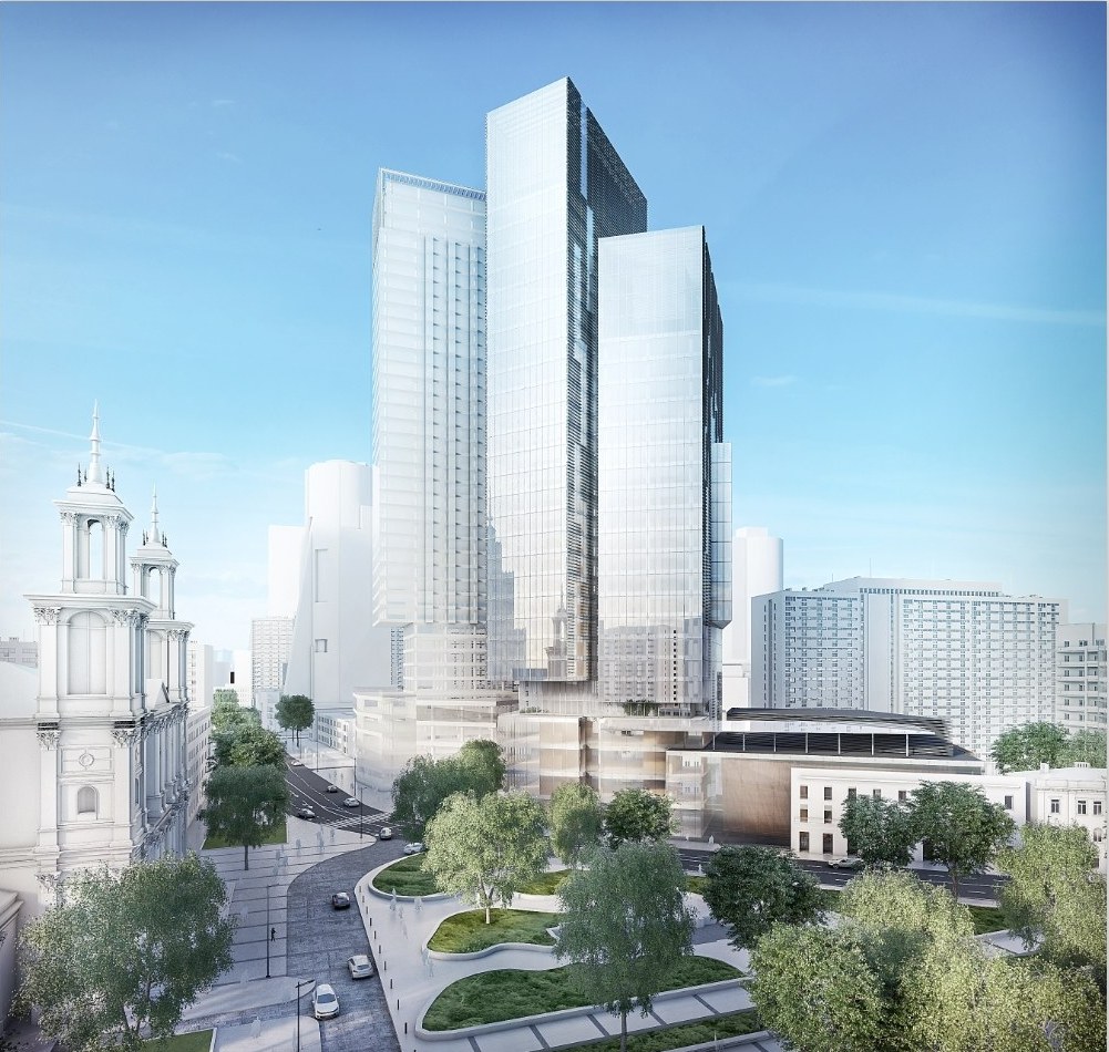 Ghelamco i jego wieżowiec przy pl. Grzybowskim, wizualizacja