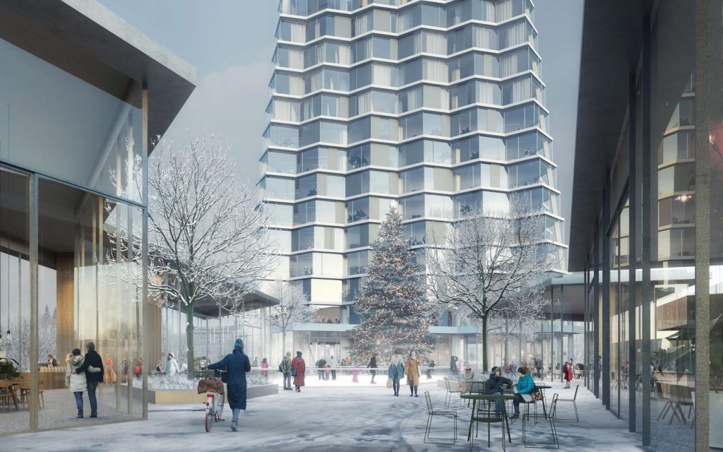 Wejście do wieżowca