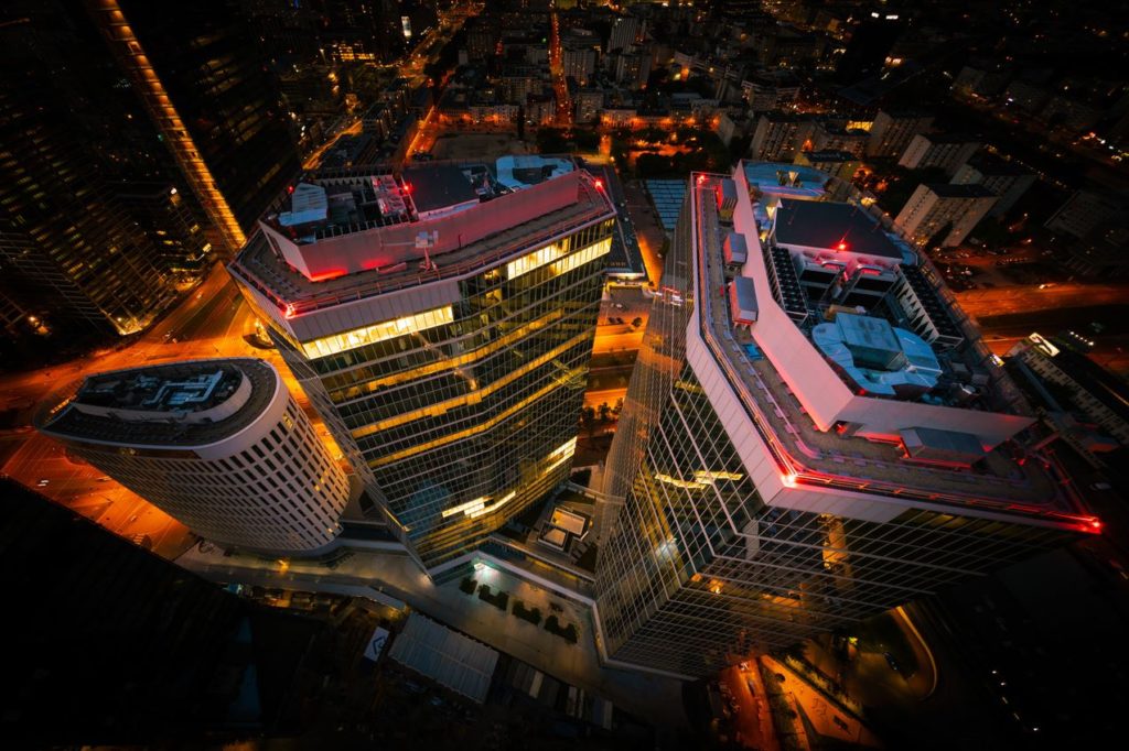 The Warsaw HUB z drona