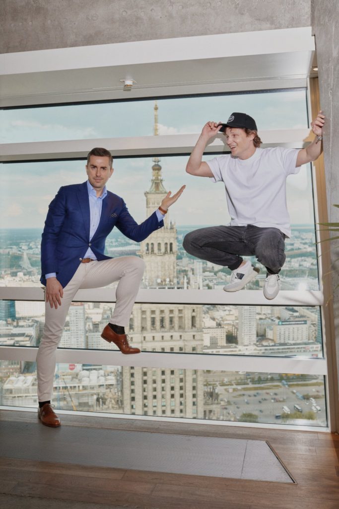 Rafał Zaorski, nowy wlaściciel apartamentu w Złotej 44