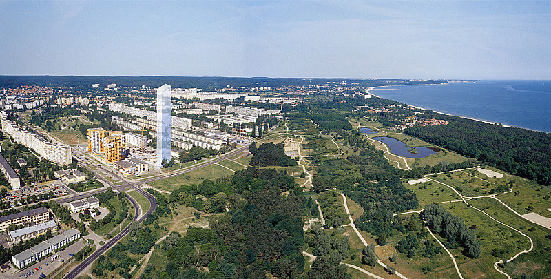 Wizualizacja 200-metrowego Big Boy Building, Gdańsk, fot. materiały prasowe Hossa