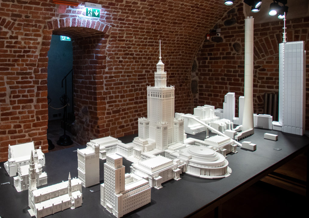 Skyline Warszawy w Muzeum Warszawy