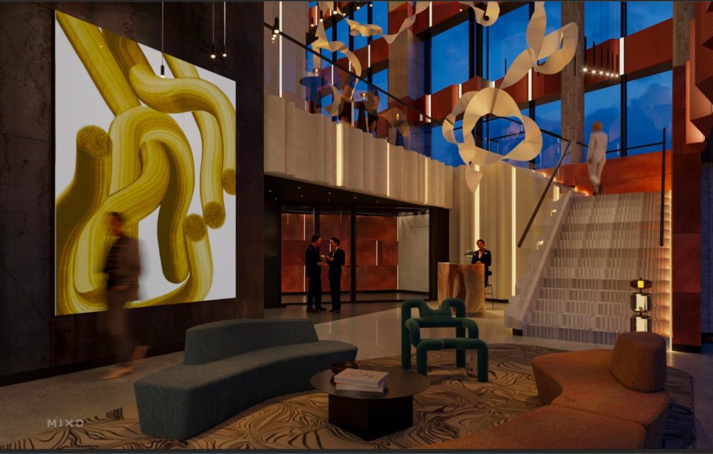 Villa Foksal w chmurach