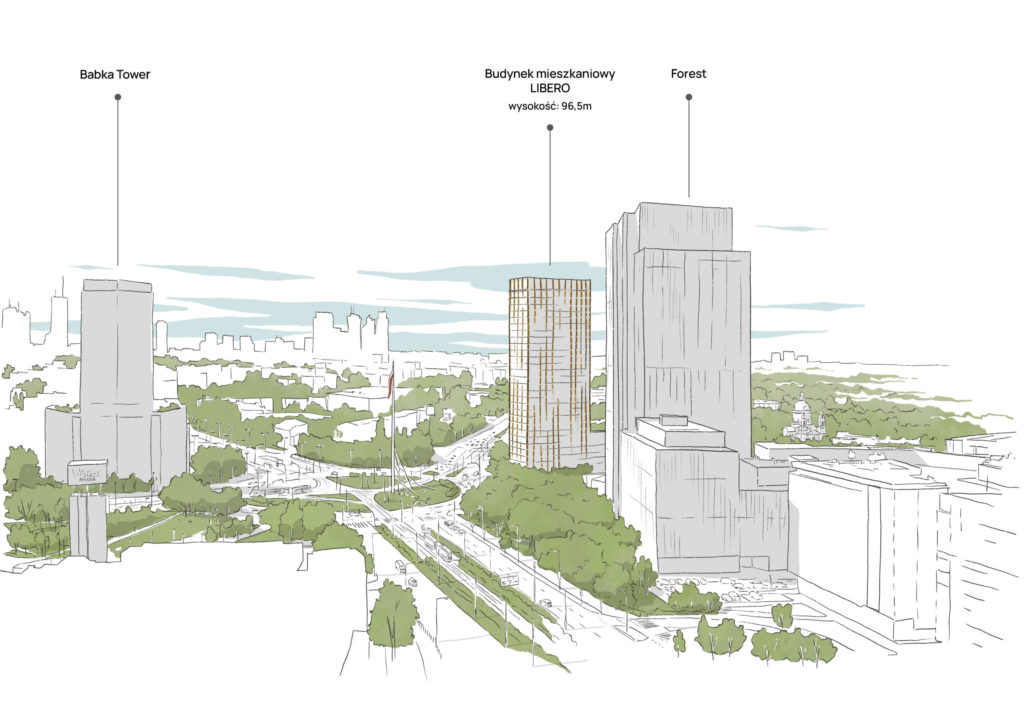 Wieżowiec mieszkalny przy Rondzie Radosława?