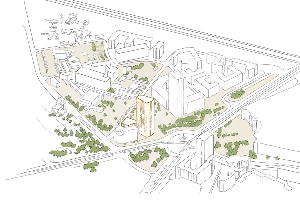 Wieżowiec mieszkalny przy Rondzie Radosława? Czy pomoże "lex deweloper"?