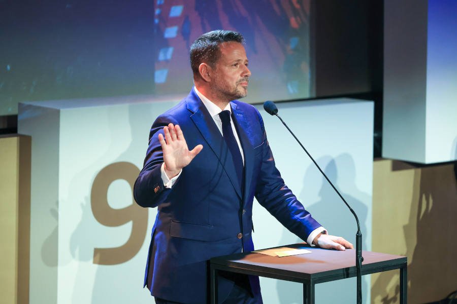 Rafał Trzaskowski podczas Gali 9. Nagrody Architektonicznej Prezydenta Warszawy 
