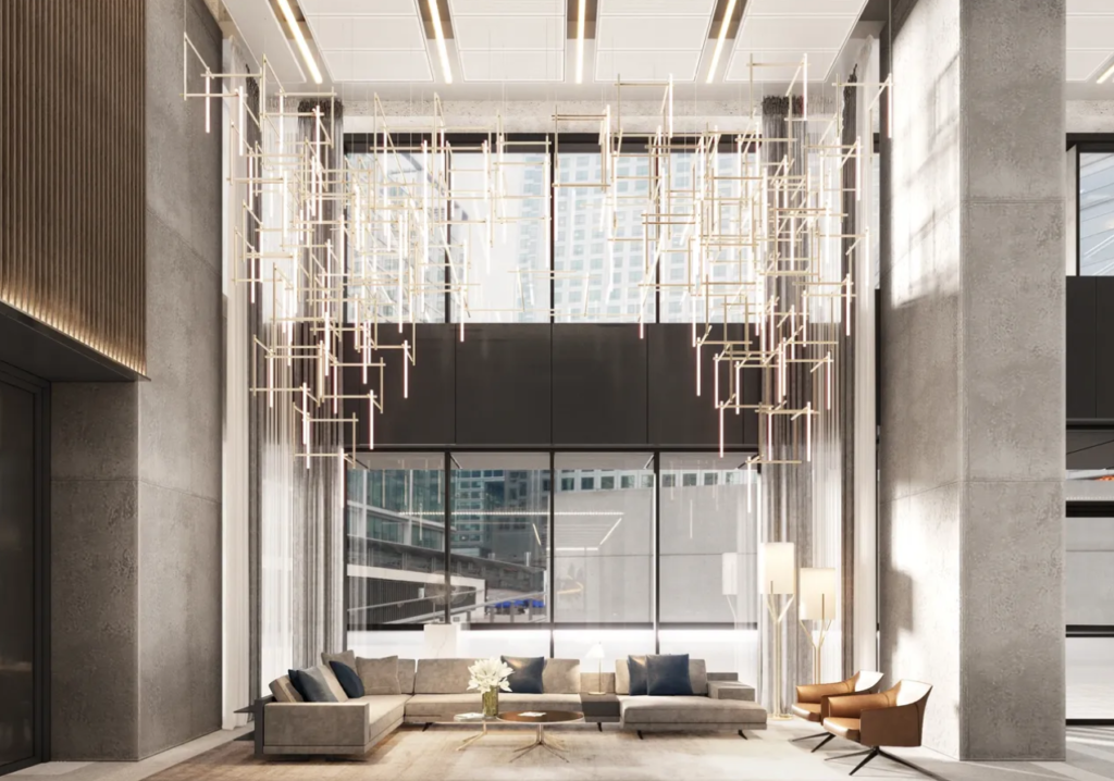 SkyReach - Luxury Residential Tower, wizualizacja lobby