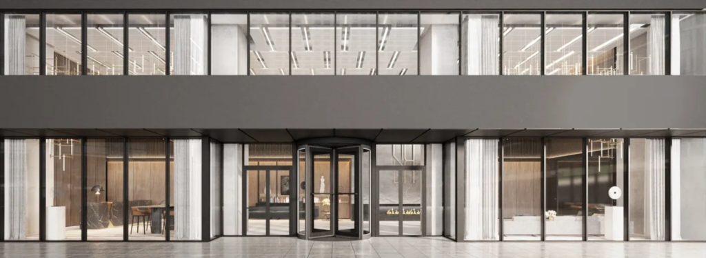 SkyReach - Luxury Residential Tower, wizualizacja wejścia