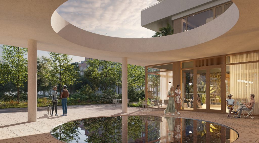 Wizualizacja części kompleksu