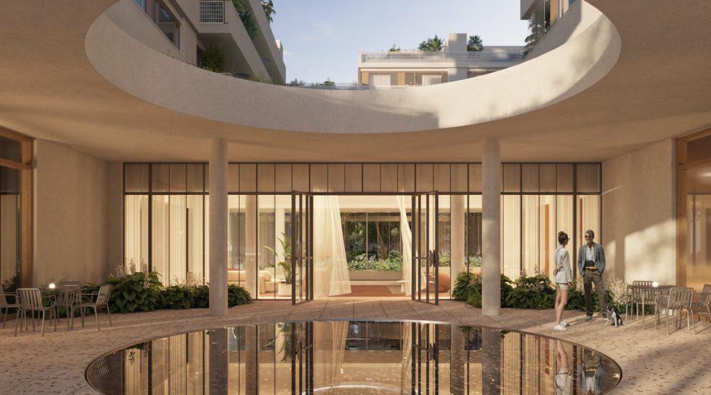 Wizualizacja części kompleksu