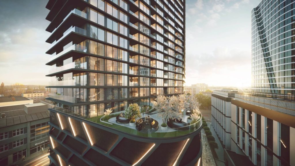 O27. Blisko 100-metrowy wieżowiec w Katowicach pełen luksusu