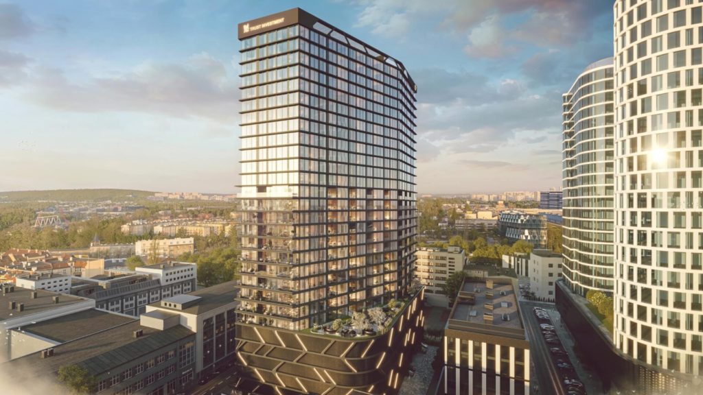 O27. Blisko 100-metrowy wieżowiec w Katowicach pełen luksusu