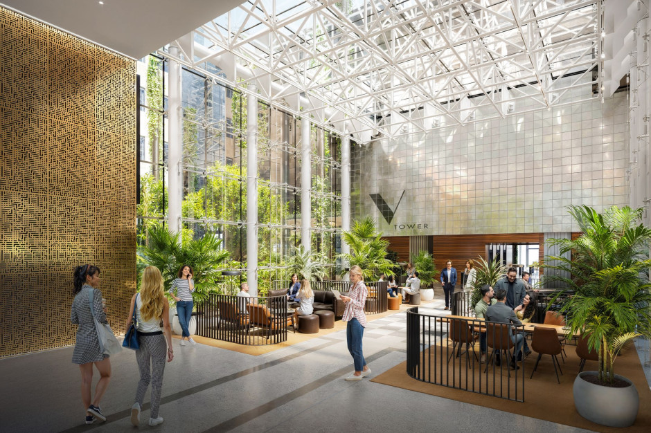 V Tower w Warszawie zyskuje nowe życie