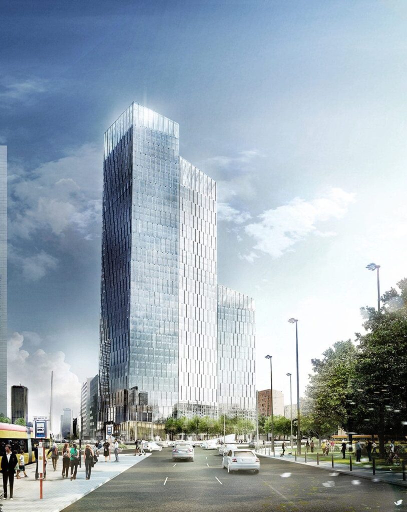 Warsaw One z pozwoleniem na budowę. Nowy wieżowiec przy Rondzie ONZ coraz bliżej realizacji